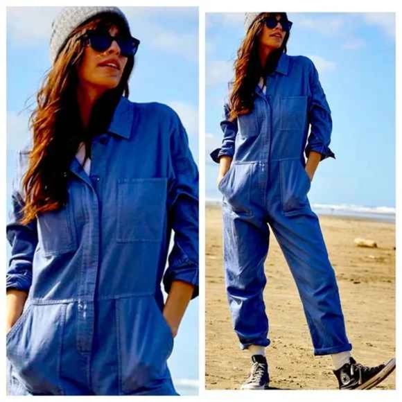 Outerknown Pants - Outerknown Station Linen Cotton Jumpsuit NEW Size S